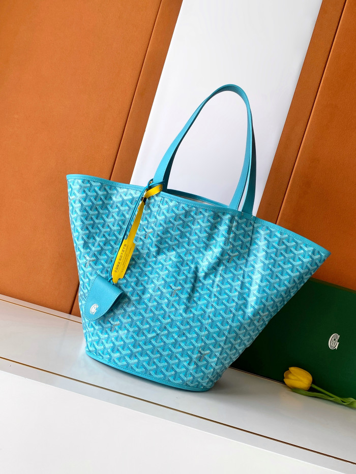 Goyard Belharra MM Bag Turquoise #385883