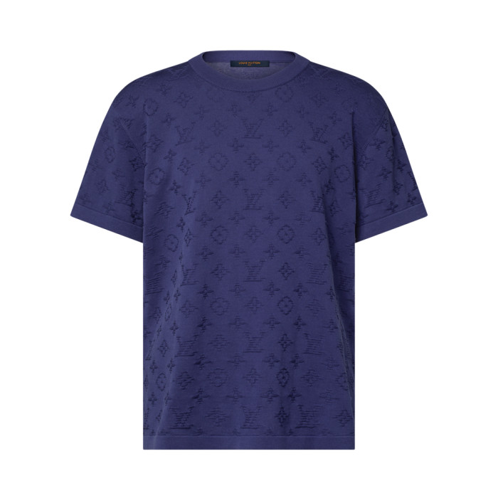 LOUIS VUITTON Monogram Shorts and Short-Sleeved Crewneck #385945