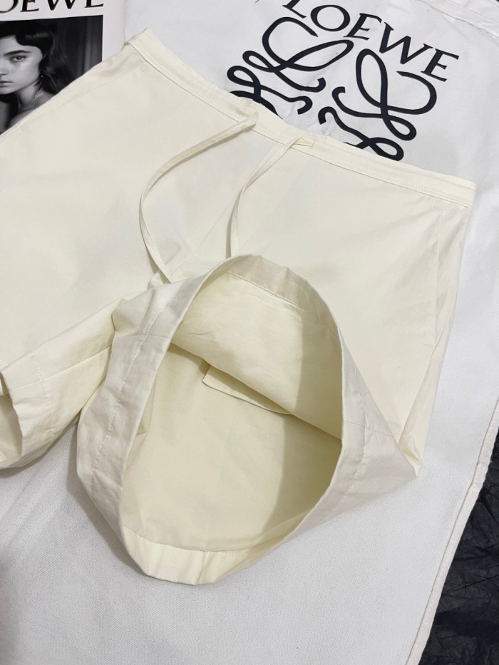 LOEWE  Shirt and Shorts in lyocell Beige #385885