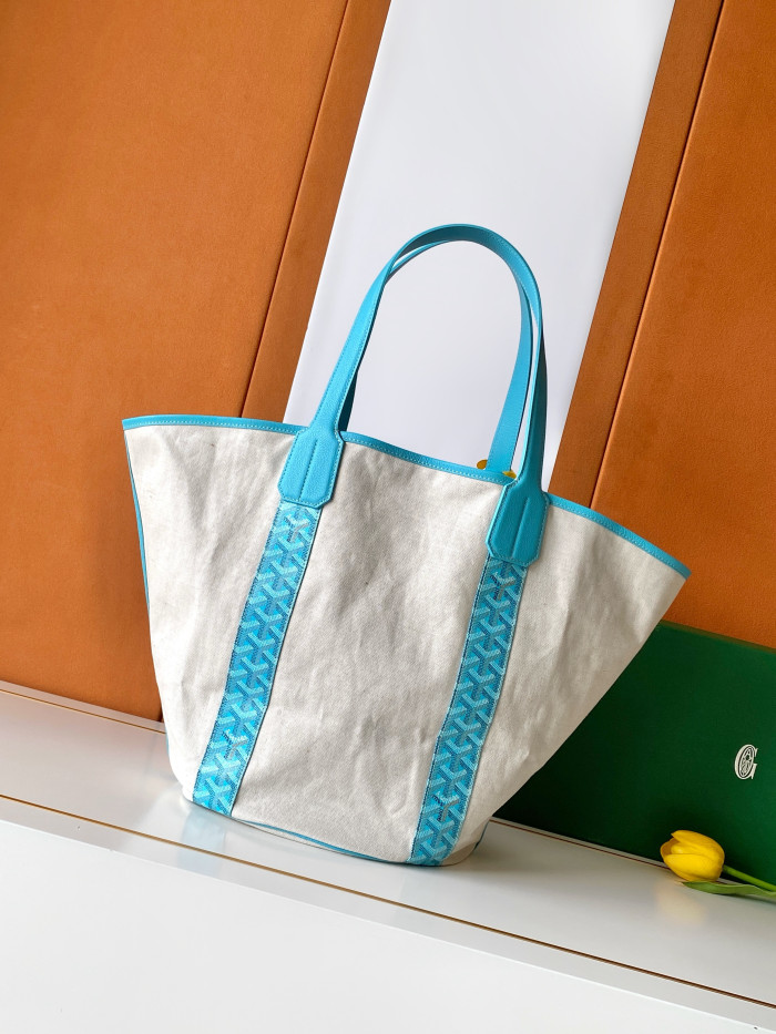 Goyard Belharra MM Bag Turquoise #385883