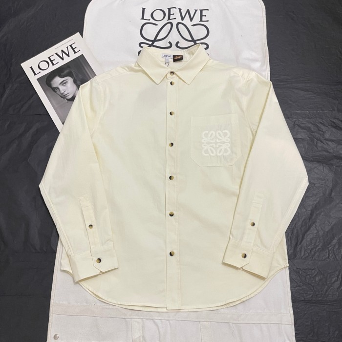 LOEWE  Shirt and Shorts in lyocell Beige #385885