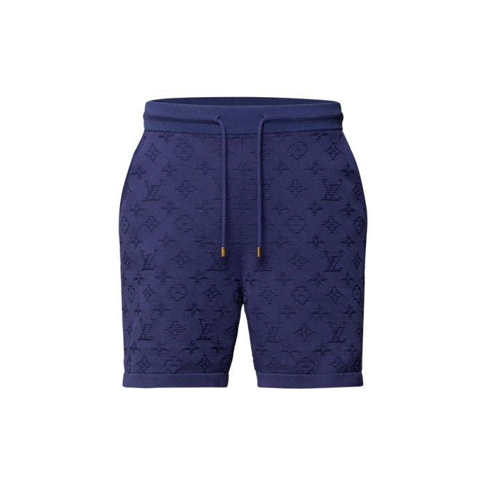 LOUIS VUITTON Monogram Shorts and Short-Sleeved Crewneck #385945