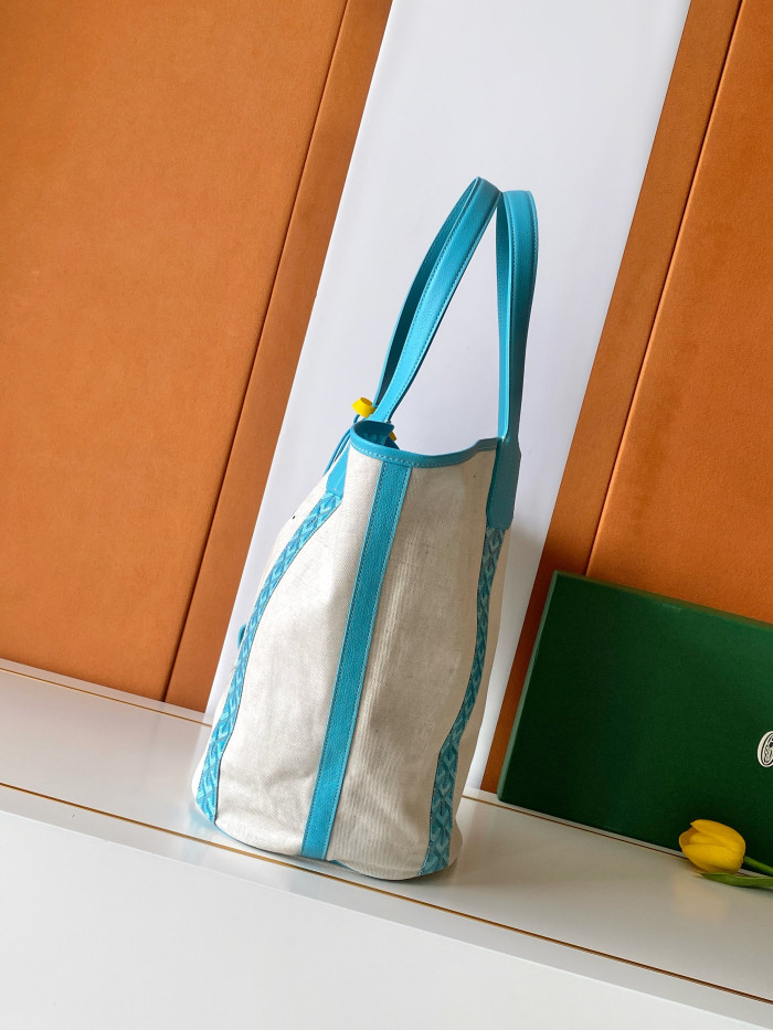 Goyard Belharra MM Bag Turquoise #385883