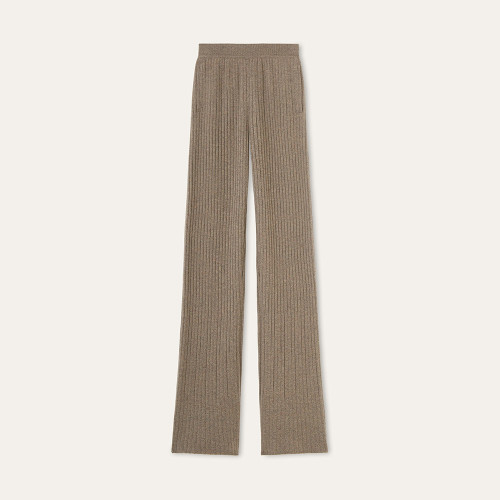 Loro Piana Baby Coste Trousers Baby Cashmere Licorice Root Melange #385991