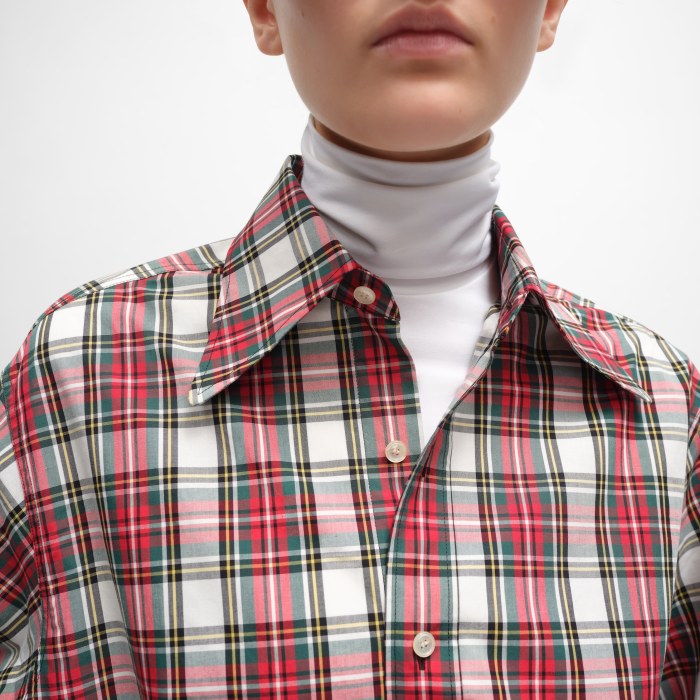 CELINE SHIRT IN TARTAN COTTON #385985