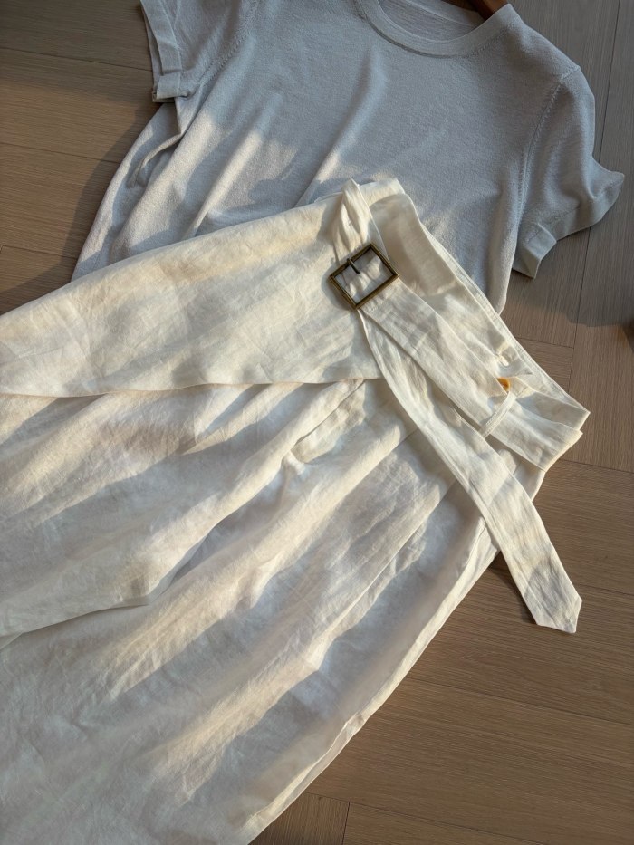 Ralph Lauren Linen Tapered Wrap Trousers for Women #385859