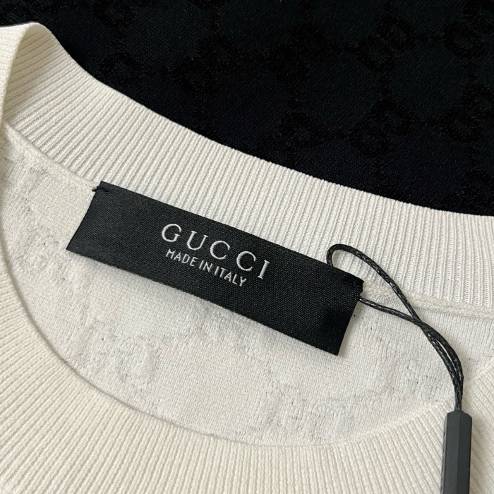 Gucci Technical Gg Jacquard Fabric T-shirt #386039