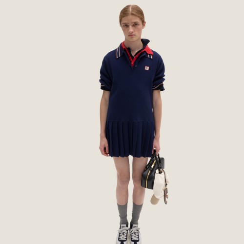 MiuMiu Wool and Cashmere Polo Dress #380350