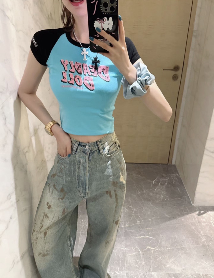 Chrome Hearts Deadly Doll Printed Short Sleeve #386010