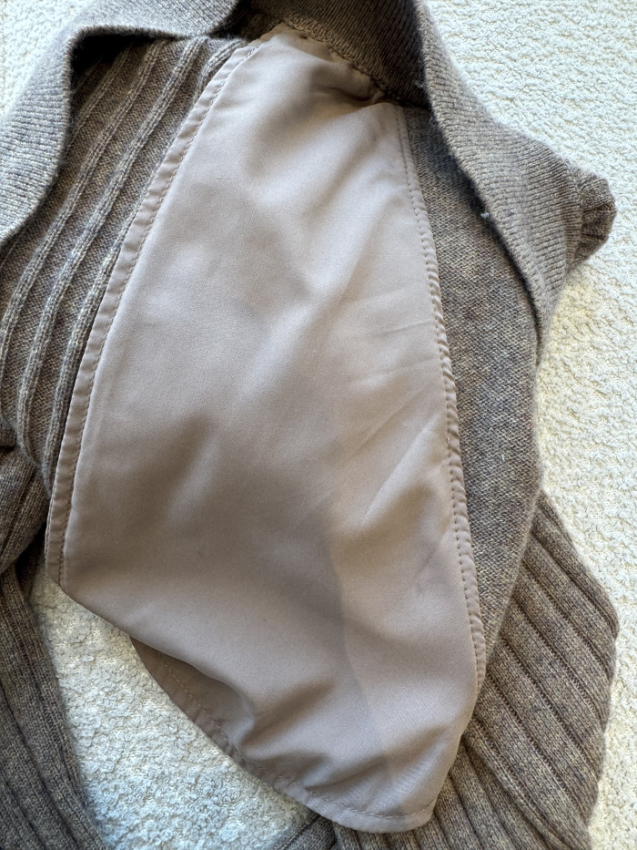 Loro Piana Baby Coste Trousers Baby Cashmere Licorice Root Melange #385991