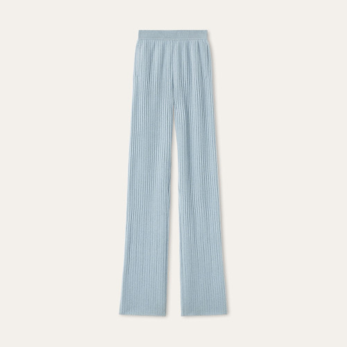 Loro Piana Baby Coste Trousers Baby Cashmere Licorice Root Melange #385991