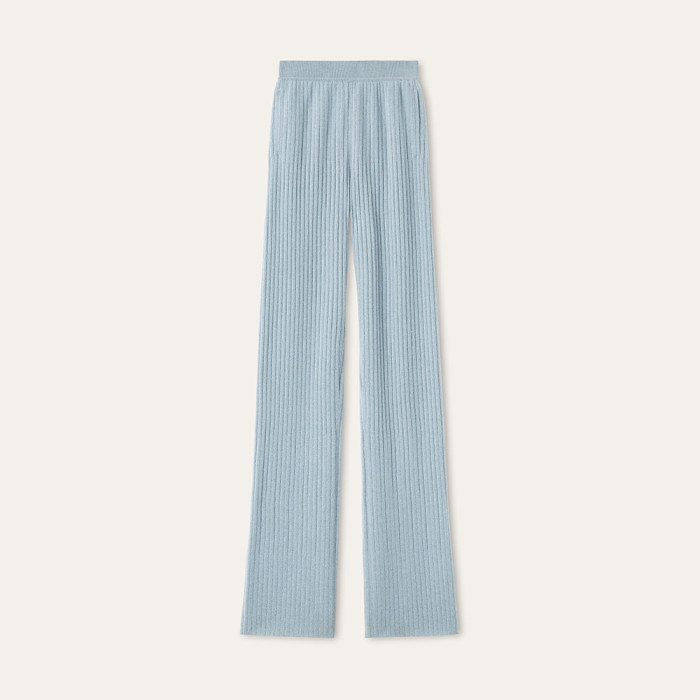 Loro Piana Baby Coste Trousers Baby Cashmere Licorice Root Melange #385991