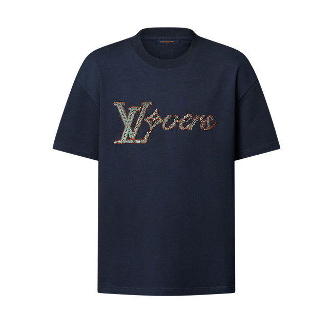 LOUIS VUITTON LV Vers Embellished Short-Sleeved T-Shirt 1AGHXQ #292078