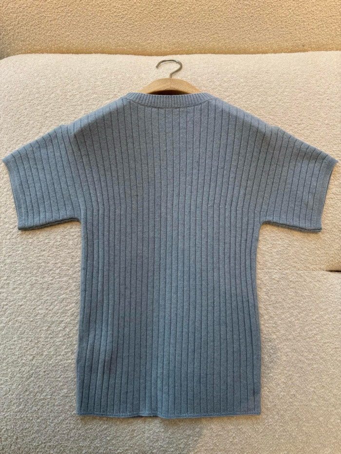 Loro Piana Coste Crewneck Baby Cashmere Licorice Root Melange Jumpers #385989