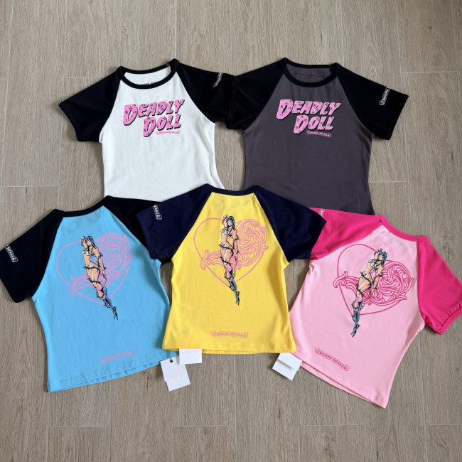 Chrome Hearts Deadly Doll Printed Short Sleeve #386010