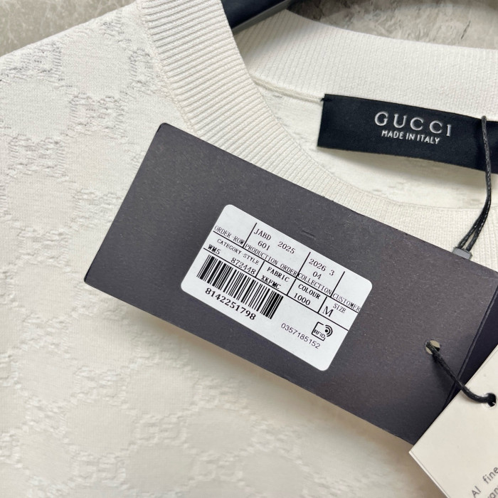 Gucci Technical Gg Jacquard Fabric T-shirt #386039