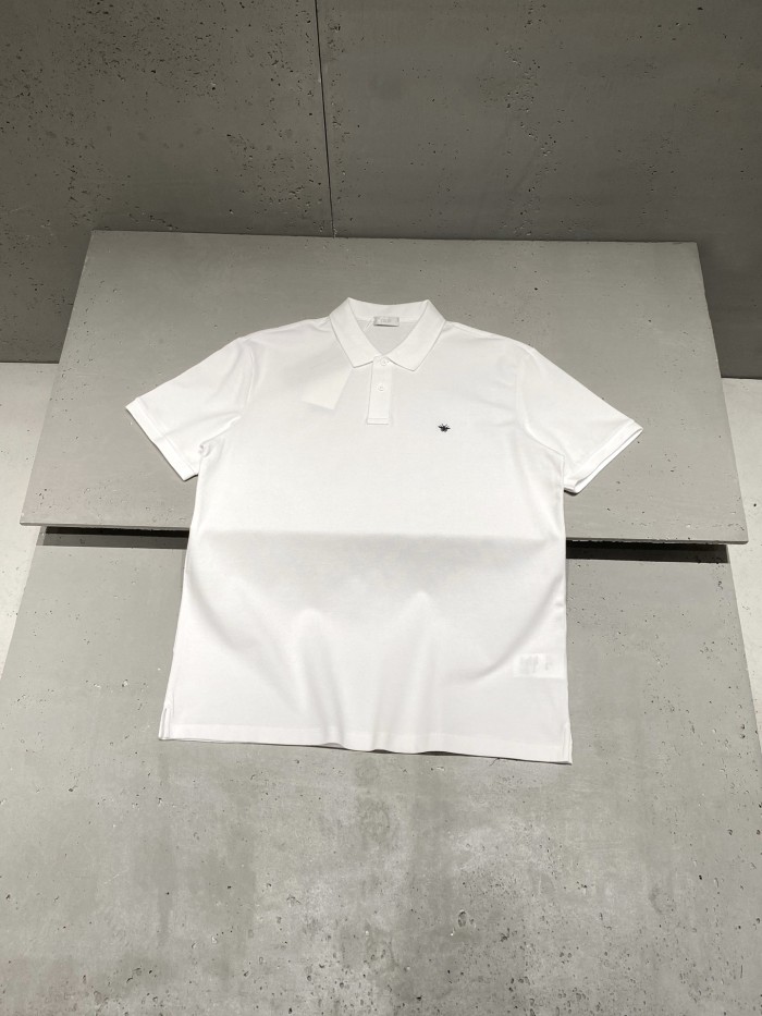 Dior Bee Logo Embroidered Polo Shirt #386014