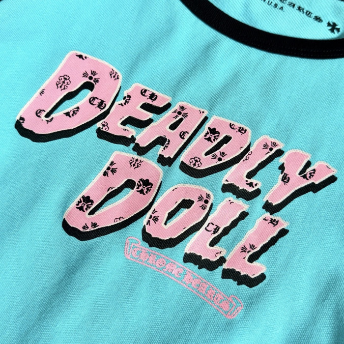 Chrome Hearts Deadly Doll Printed Short Sleeve #386010