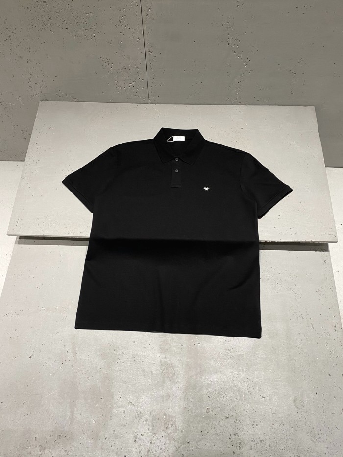Dior Bee Logo Embroidered Polo Shirt #386014