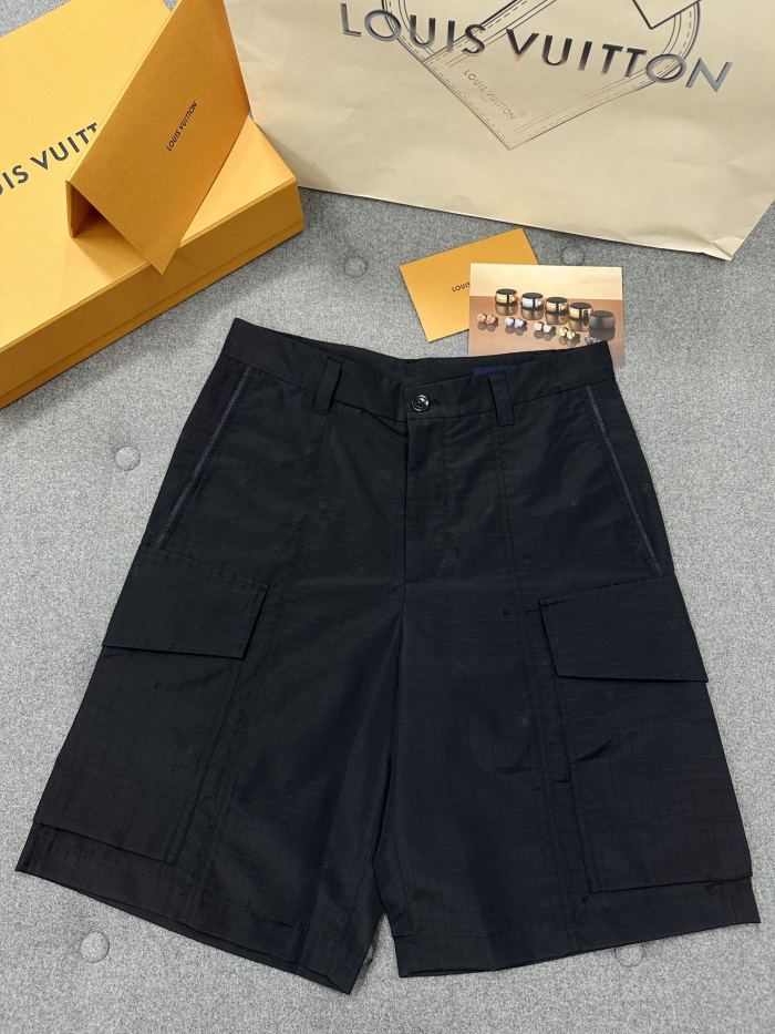 LOUIS VUITTON LV RIPSTOP Technical Cotton Cargo Shorts #238589