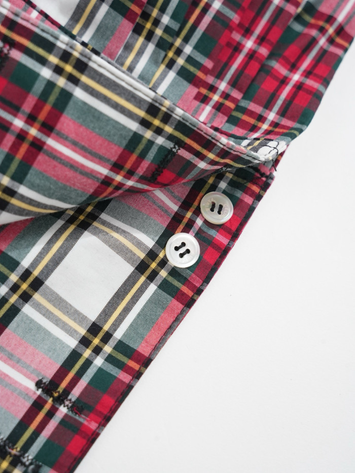 CELINE SHIRT IN TARTAN COTTON #386082
