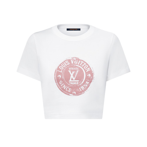 LOUIS VUITTON Top Cropped LV Stamp Mujer #386078
