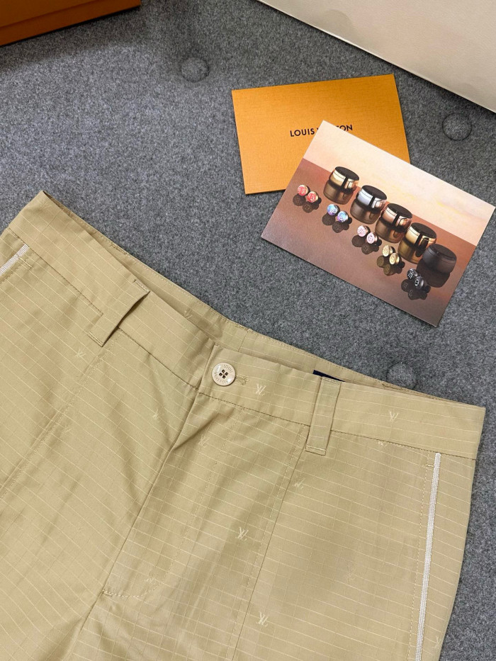 LOUIS VUITTON LV RIPSTOP Technical Cotton Cargo Shorts #238589