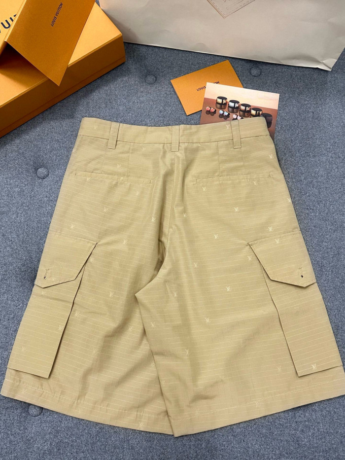 LOUIS VUITTON LV RIPSTOP Technical Cotton Cargo Shorts #238589