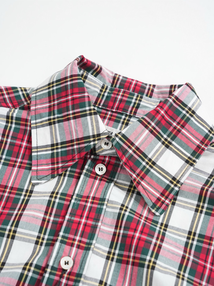 CELINE SHIRT IN TARTAN COTTON #386082