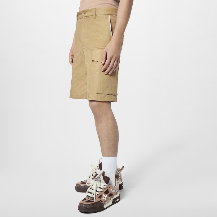LOUIS VUITTON LV RIPSTOP Technical Cotton Cargo Shorts #238589