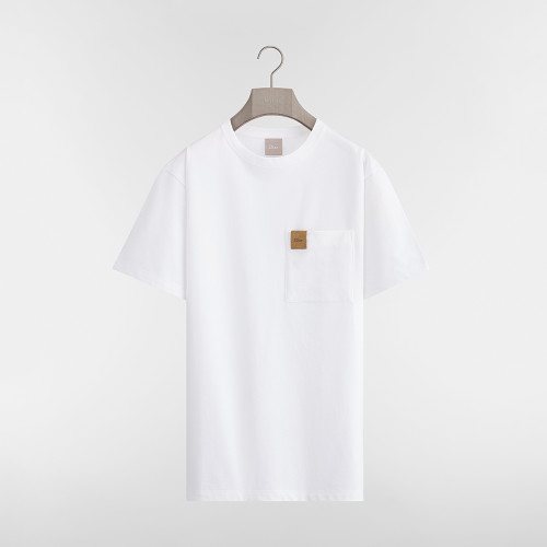 DIOR T-Shirt with Pocket Relaxed Fit Gray Cotton Jersey #386106
