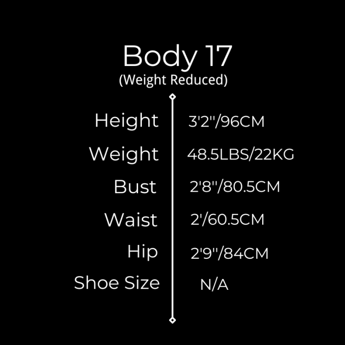 RZR-17 Torso - Gynoid Silicone Sex Doll Model 17 96cm 3'2''