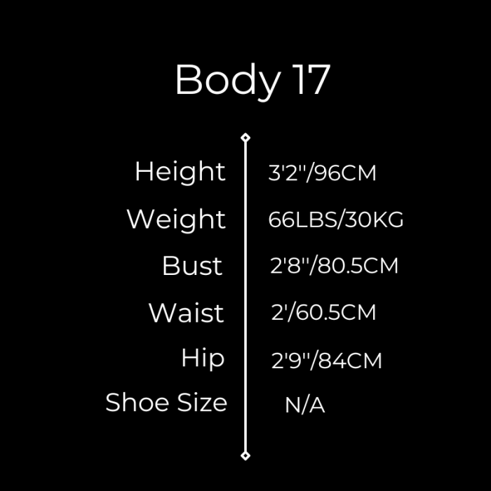 RZR-17 Torso - Gynoid Silicone Sex Doll Model 17 96cm 3'2''