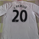 2012-2013 Man Utd Away White Retro Soccer Jersey