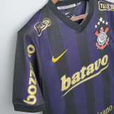 2009-2010 Corinthians 99th Anniversary Edition Black Retro Soccer Jersey