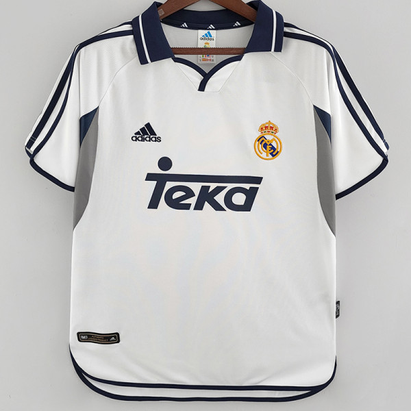 2000-2001 RMA Home Retro Soccer Jersey