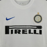 2010-2011 INT Away White Retro Soccer Jersey