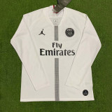 2018-2019 PSG Paris Jordan White Long Sleeve Retro Soccer Jersey (长袖)