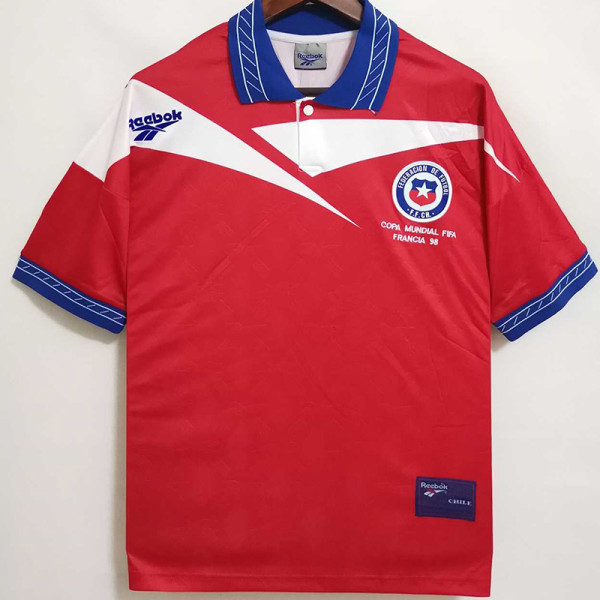 1998 Chile Home Retro Soccer Jersey