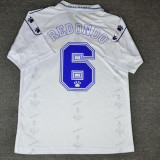 1994-1996 RMA White Retro Soccer Jersey
