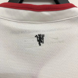 2012-2013 Man Utd Away White Retro Soccer Jersey