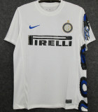 2010-2011 INT Away White Retro Soccer Jersey