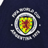1978 Scotland blue Retro Soccer Jersey