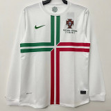 2012 Portugal Away Long Sleeve Retro Soccer Jersey (长袖)