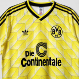 1988 Dortmund Yellow Retro Soccer Jersey