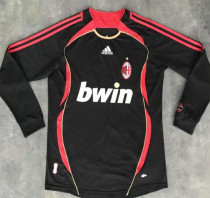 2006-2007 ACM Away Black Long Sleeve Retro Soccer Jersey