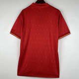 1988-1991 Spain Home Retro Soccer Jersey