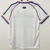 1998 France Away Retro Soccer Jersey(右胸带小字)