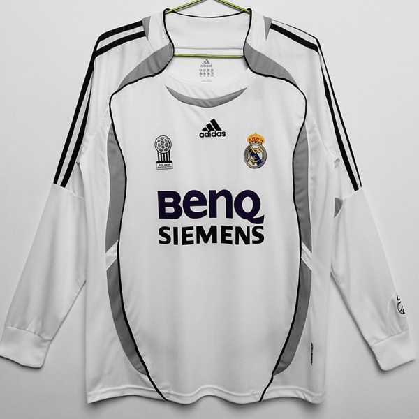 2006-2007 RMA Home Long Sleeve Retro Soccer Jersey (长袖)