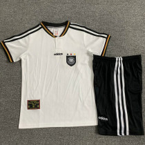 1996 Germany Home Kids Retro Soccer Jersey